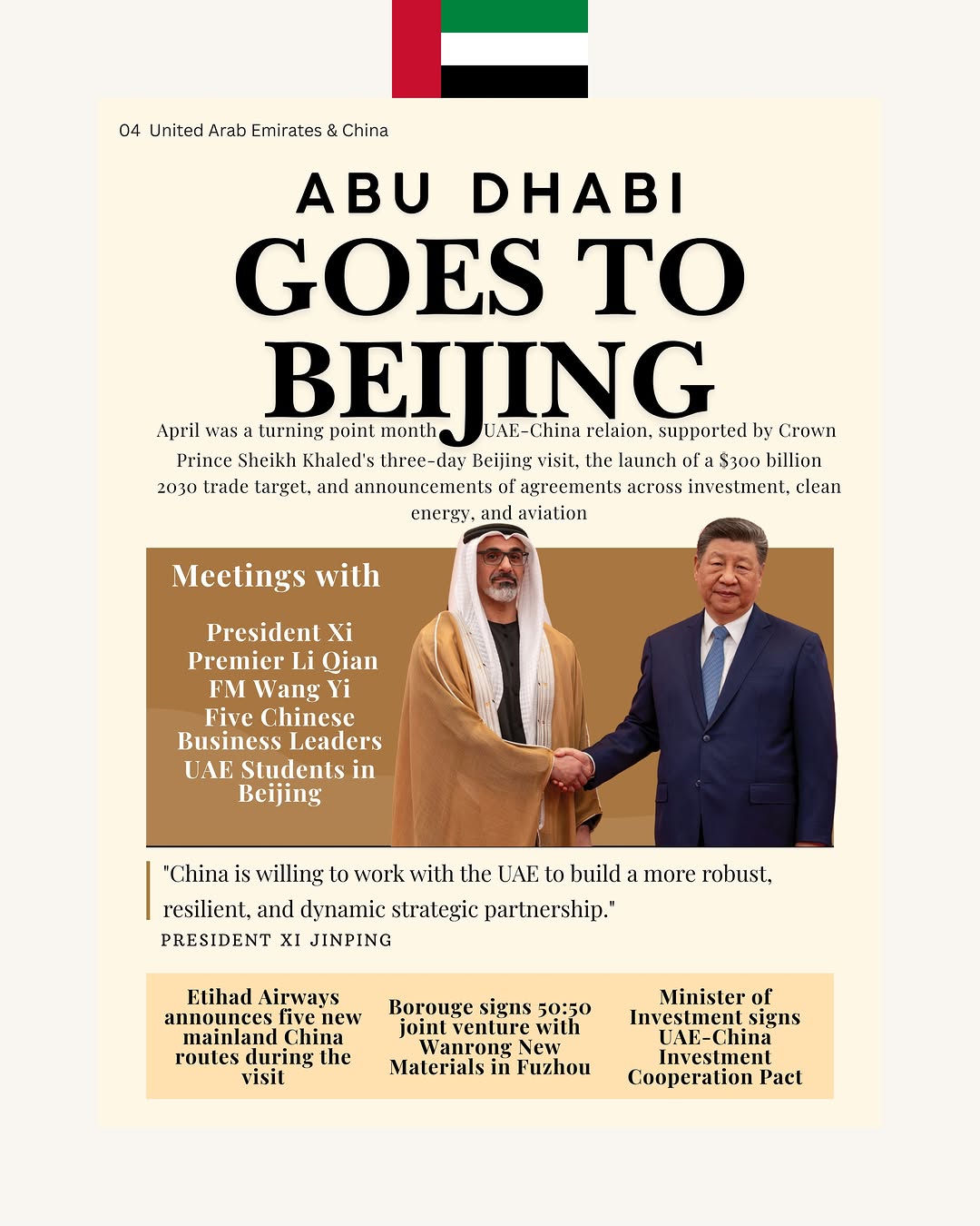 Abu Dhabi Goes to Beijing
